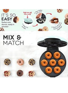 Generic Electric Mini Doughnut Maker – Non-Stick 7-Cavity Donut Machine in Pink  - Image 4