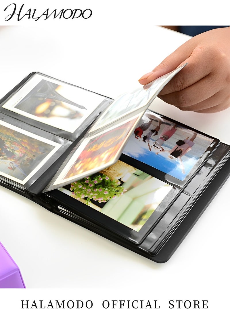 64 Pockets Photo Album for Fujifilm 7s/8/25/50s/90 Camera 4 Inch Mini Picture Case Storage Camera Name Card Photo Book Instant Film Album
