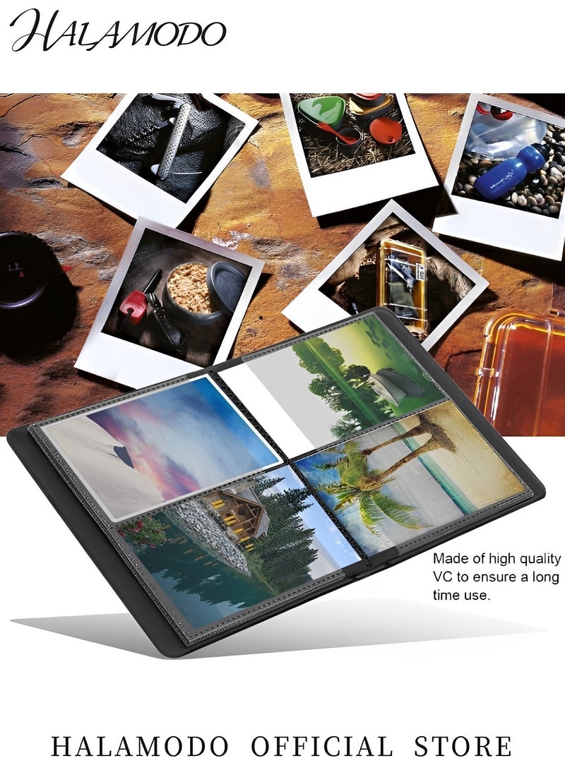 64 Pockets Photo Album for Fujifilm 7s/8/25/50s/90 Camera 4 Inch Mini Picture Case Storage Camera Name Card Photo Book Instant Film Album