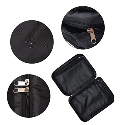 SHONPY All-Purpose Household Travel Organizer Accessory Toiletry Cosmetics Makeup Hanging Shaving kit Bag-Black - Image 4