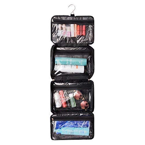 SHONPY All-Purpose Household Travel Organizer Accessory Toiletry Cosmetics Makeup Hanging Shaving kit Bag-Black - Image 1
