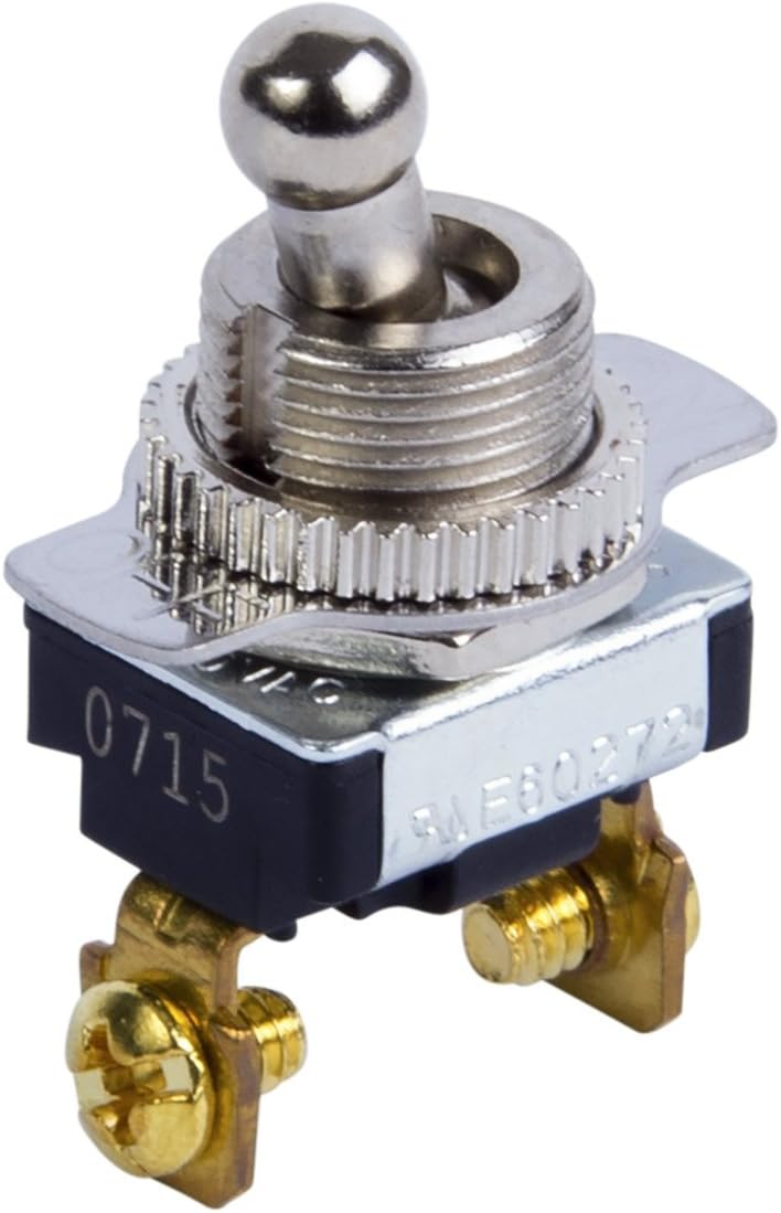 Gardner Bender GSW-124 Electrical Toggle Switch, SPST, ON-OFF, 6 A/120V AC, Screw Terminal - Image 1