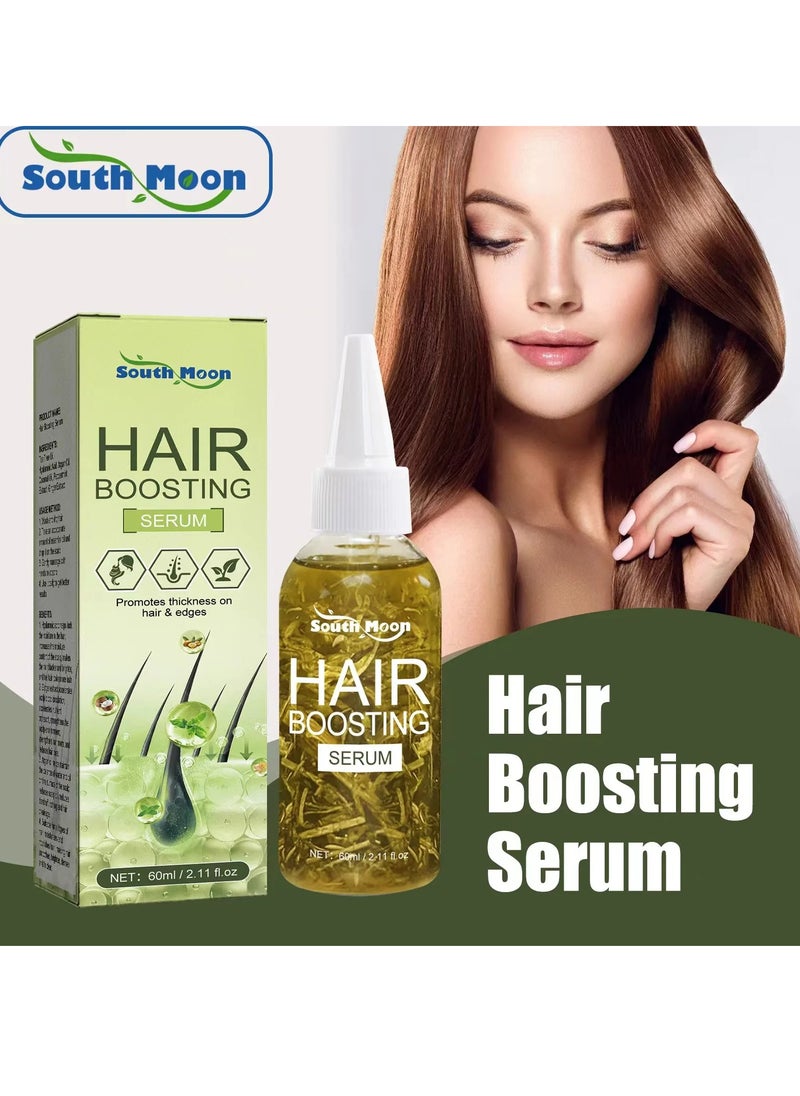 SOUTH MOON - Hair Growth Essential Oil. Natural Hair Thickening Oil, Nourishing And Strengthening Hair Growth Essence, Safe Simple And Effective Hair Treatment Oil For Repairing Baldness And Hair Loss - Image 1