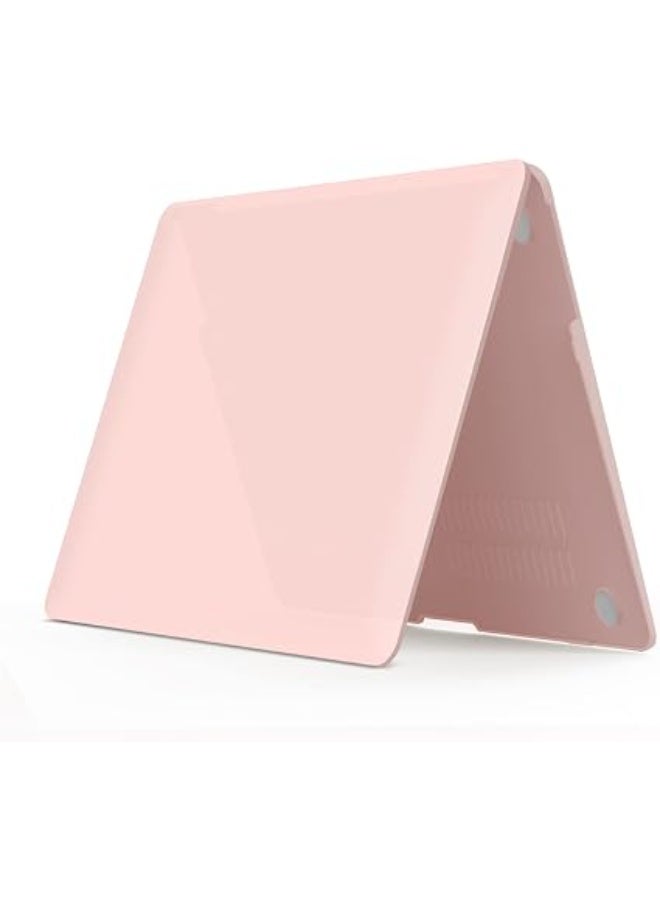 EYEZOOP MacBook Air 13.6 Inch Hard Shell Case Compatible with A2681/A3113/A3240/A3449, Slim Protective Snap-On Laptop Cover, Scratch Resistant, Lightweight, Glossy Pink