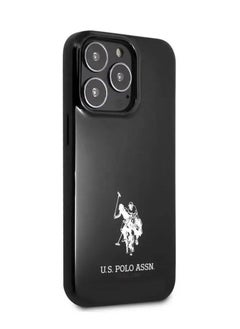 U.S.Polo iPhone 13 Pro 6.1inch Full TPU Mini Horses Logo USPA - Black  - Image 2