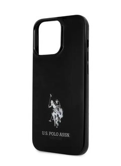 U.S.Polo iPhone 13 Pro 6.1inch Full TPU Mini Horses Logo USPA - Black  - Image 4