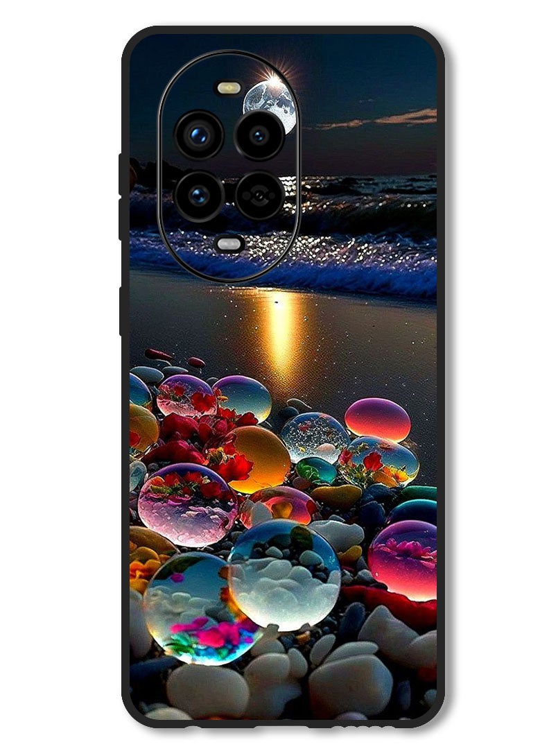 Theodor Case Compatible with Huawei Nova 13 Pro Protection Shockproof Bumper Cover Stone Beach - Image 1