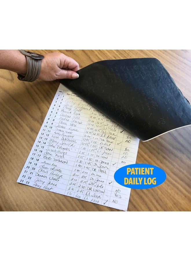 Tabbies Patient Sign-In Label Forms, 8-1/2" x 11" Form, Blue, 23 Labels/Sheet, 125 Sheets/Pack, Confidentially Sign In Your Patients, Also Provides a Daily Patient Log (14531) - Image 4