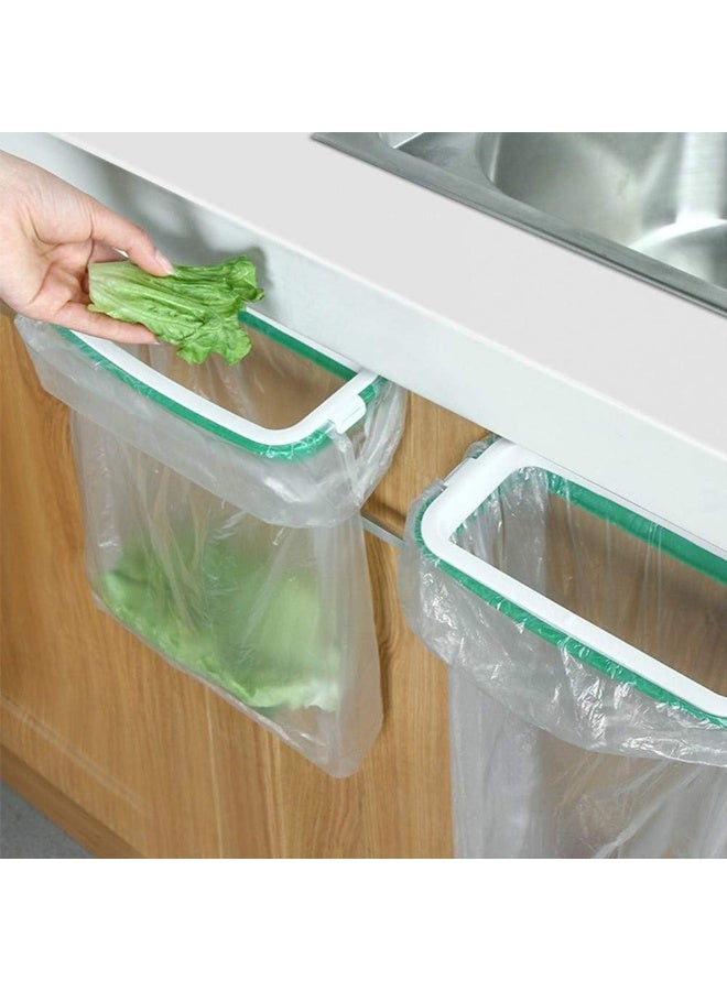 Banggoo Kitchen Cupboard Plastic Garbage Rubbish Bag Holder Trash Bag Hanging Rack  - Image 4