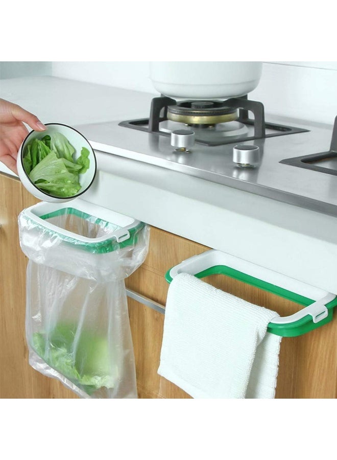 Banggoo Kitchen Cupboard Plastic Garbage Rubbish Bag Holder Trash Bag Hanging Rack  - Image 5