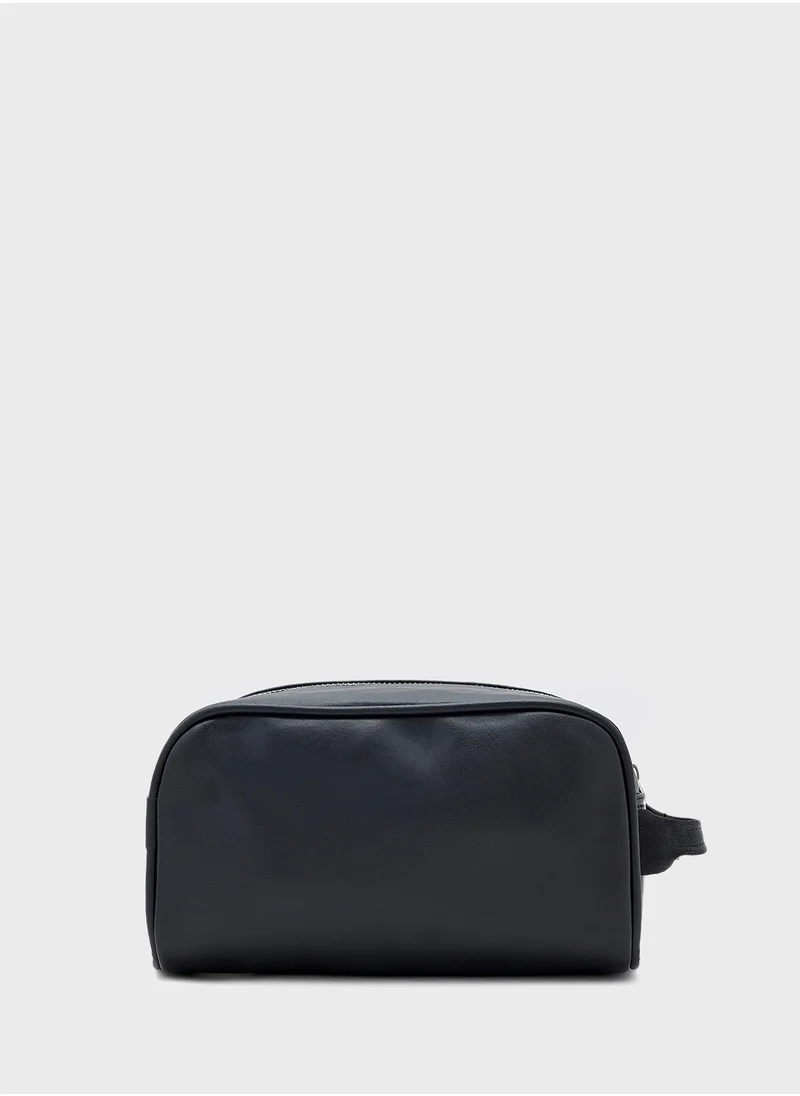Robert Wood Texture Detail Travel Kit Wash Bag