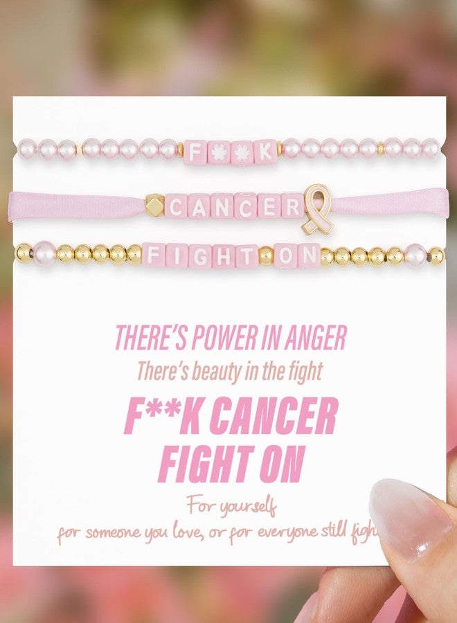 DoDoBeads Cancer Care Gifts for Women, Breast Cancer Awareness Bracelets, Red Ribbon Week Bracelets, Support Gift for Fighters & Survivors - Image 4