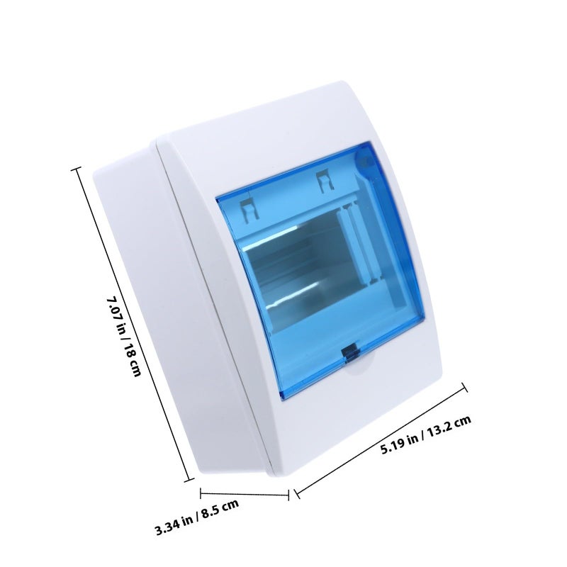 Grey Weatherproof Outdoor Junction Box Plastic Electrical Distribution Enclosure - Image 3