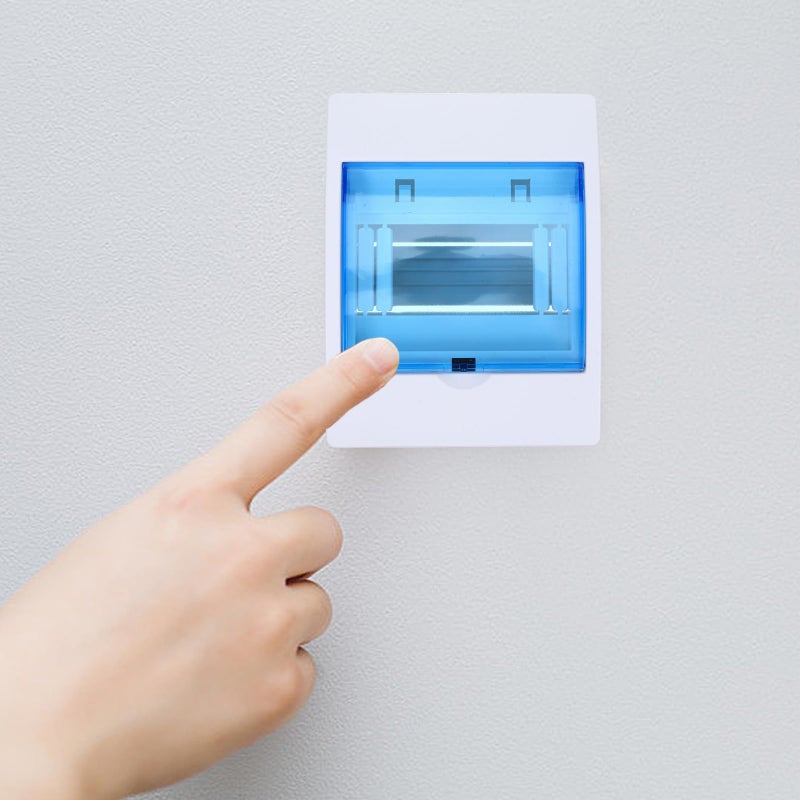 Grey Weatherproof Outdoor Junction Box Plastic Electrical Distribution Enclosure - Image 5