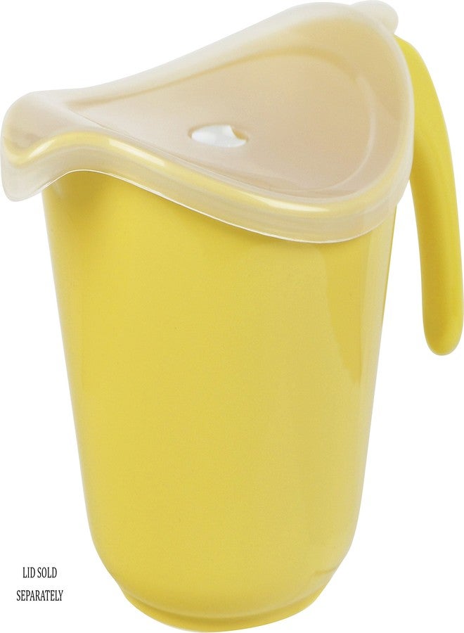 Reston Lloyd, Batter Bowl With Pour Spout, Non-Slip Base, Erogonomic Space Saving Detachable Handle, 2 QT Heavy Duty BPA-Free Microwave & Dishwasher Safe, Lemon, Yellow - Image 4