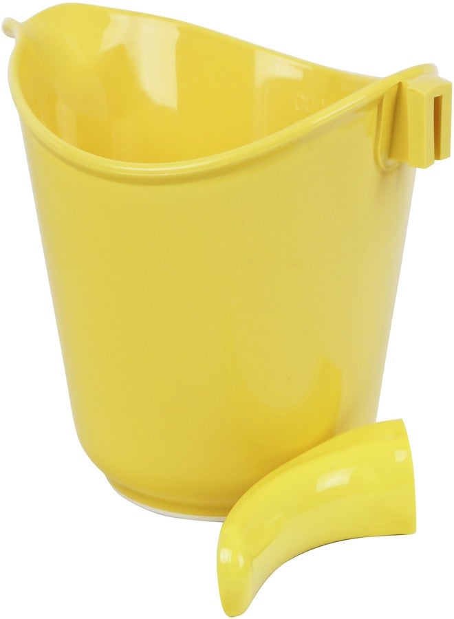 Reston Lloyd, Batter Bowl With Pour Spout, Non-Slip Base, Erogonomic Space Saving Detachable Handle, 2 QT Heavy Duty BPA-Free Microwave & Dishwasher Safe, Lemon, Yellow - Image 3