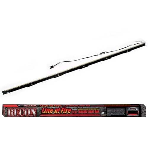 RECON - 60" شريط ضوء خلفي LED أحمر فائق السطوع من خط النار الأصلي يناسب جميع السيارات (أضواء تشغيل، إشارات انعطاف، فرامل) - Image 1