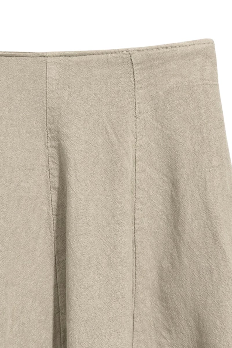 MIXRAY High Waist A-Line Midi Skirt - Image 2