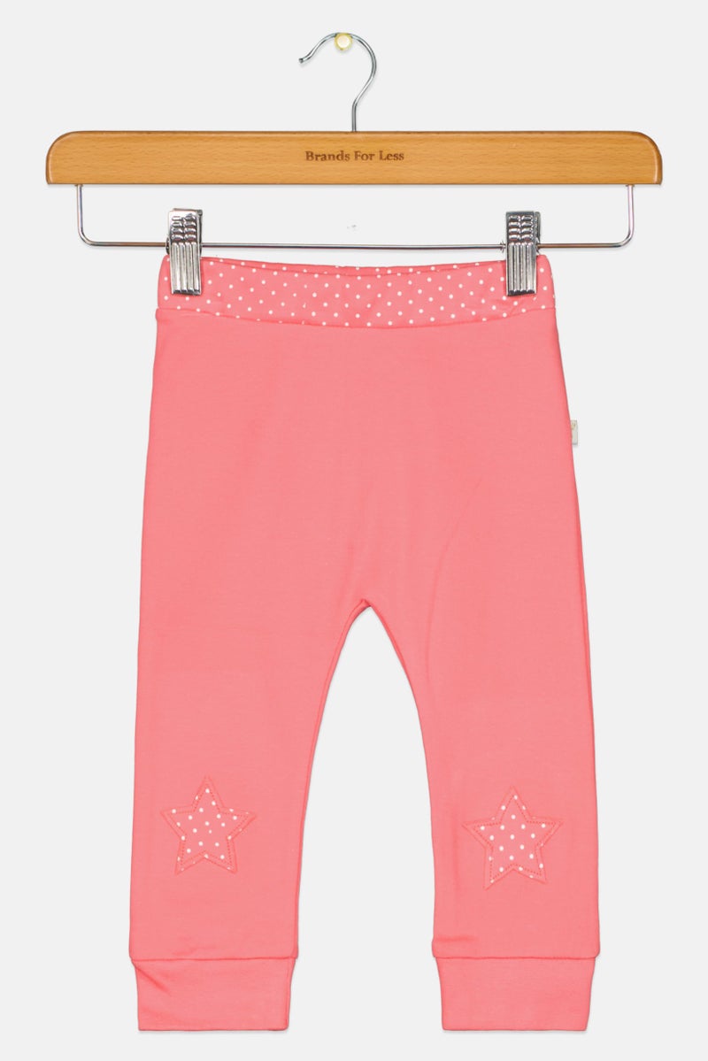 Hamleys Toddlers Girl Graphic Print Jogger Pants, Pink - Image 2