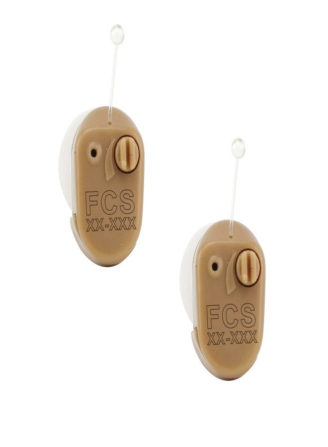 FCS A-12 Instant fit CIC Personal Sound Hearing Amplifier for Seniors and Adults with Mild Hearing Loss (Pack of 2).(3 Month Seller Warranty) - Image 1