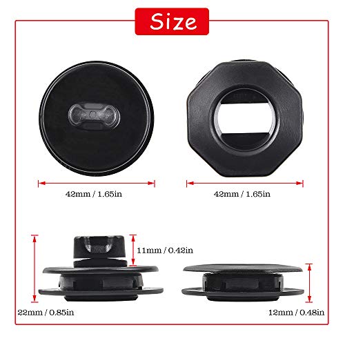 OTUAYAUTO 8PCS Car Floor Mat Clips - for Double Layer Mat - Universal Automotive Carpet Clips Holder Clamps - Image 3