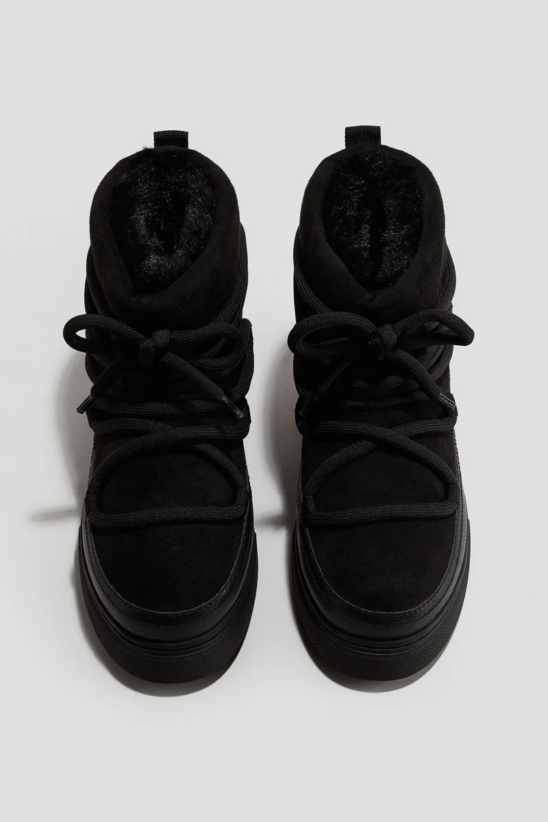 H&M Warm-lined fluffy snow boots