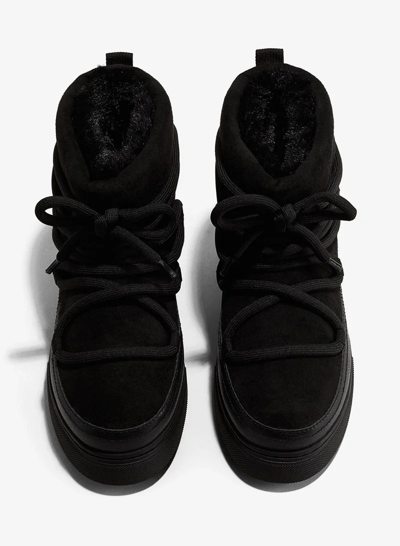 H&M Warm-lined fluffy snow boots