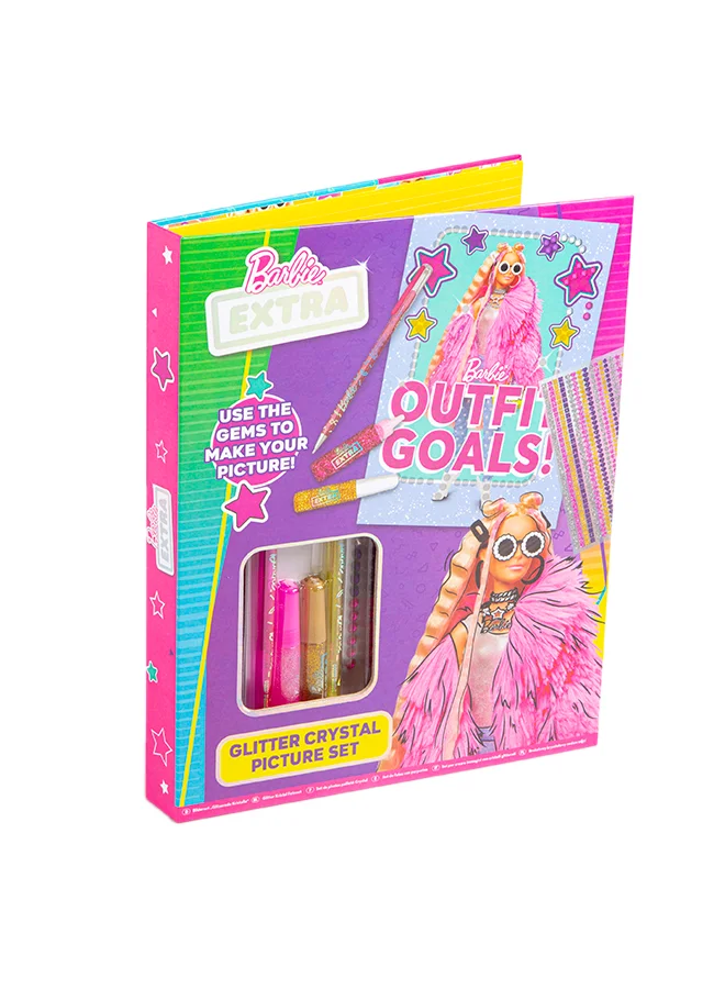باربي Extra Glitter Crystal Picture Set