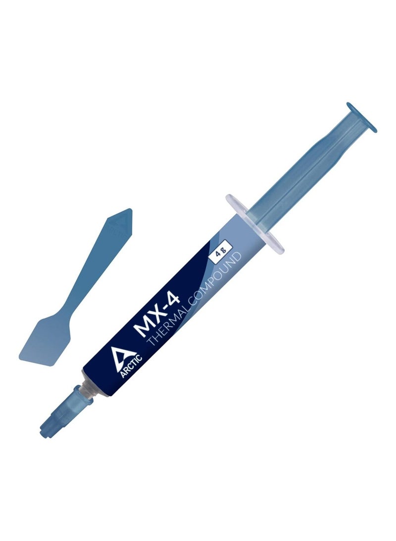 MX-4 Thermal Paste for Computer 4g with Spatula, High Thermal Conductivity for CPU & GPU Processors, Non-Conductive Silicone Cooling Paste for PC and Laptop 🔧💻❄️ - Image 1