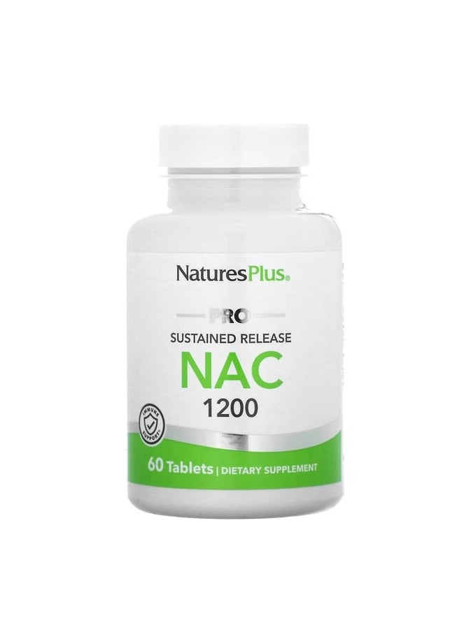 Pro NAC 1200, Sustained Release, 60 Tablets (600 mg per Tablet)