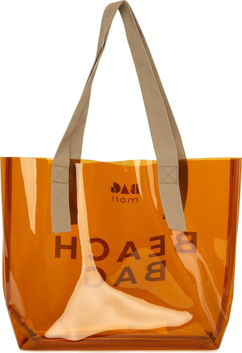 Bagmori Mink Beach Bag Printed Transparent Beach Bag