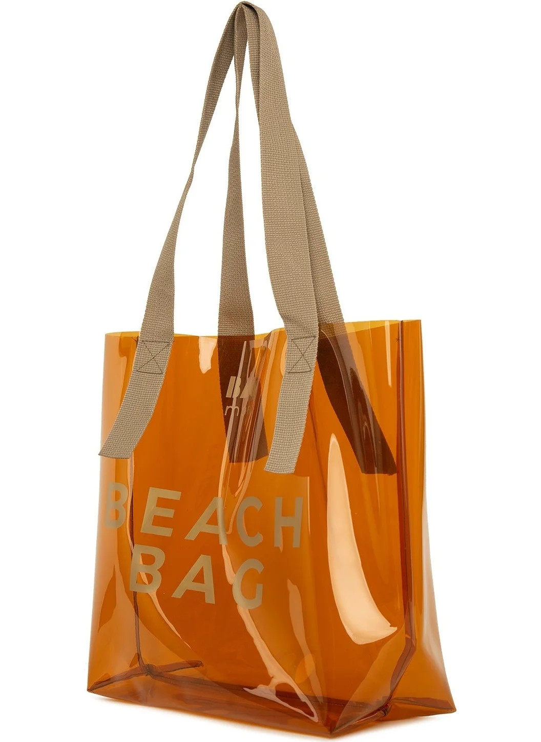باجموري Mink Beach Bag Printed Transparent Beach Bag