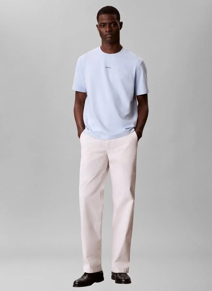 CALVIN KLEIN  Logo Pique T-Shirt for Men | Best Price UAE