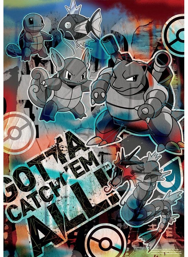 Buffalo Games Pokemon Squirtle Evolution Graffiti 500 Piece Jigsaw Puzzle - Image 2