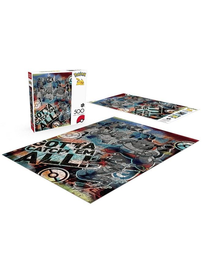Buffalo Games Pokemon Squirtle Evolution Graffiti 500 Piece Jigsaw Puzzle - Image 5