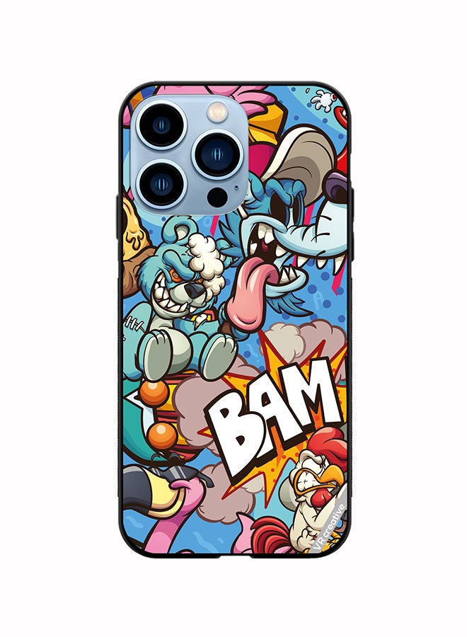 VR CREATIVE Protective Case Cover For Apple iPhone 13 Pro Cartoon Design Multicolour - Image 1