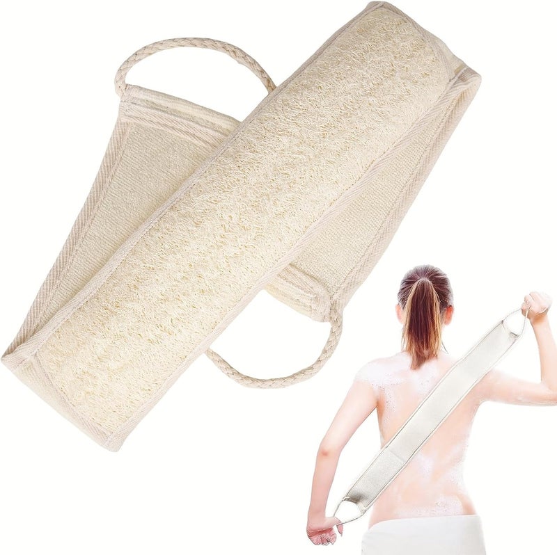 Jopplim Natural Loofah Sponge Back Scrubber for Bath Shower Exfoliating Body Scrubber Shower Loofah Scrubber for Men and Women Bath Sponge Body Scrub to Clean Your Body Deeply Invigorate Your Skin - Image 1