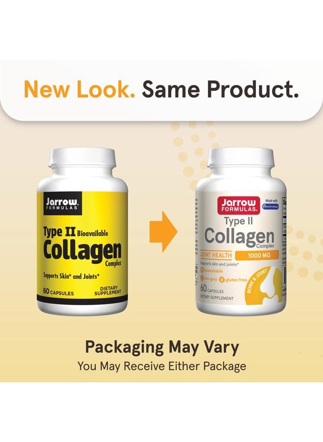 jarrow formulas Type II Collagen Complex 1000 mg Supplements, Supports Skin and Joint Health, 60 Capsules, 30 Day Supply  - Image 2