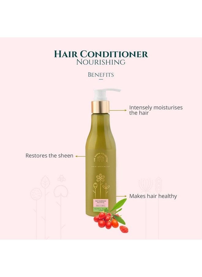 THE EARTH COLLECTIVE - Nourishing Hair Conditioner ; Contain Rich Nutrients Like Goji Berry Brahmi Alfalfa For Deep Hydrates And Moisturizing Hair ; Paraben Free ; No Harmful Chemicals ; Pack Of 200Ml - Image 1