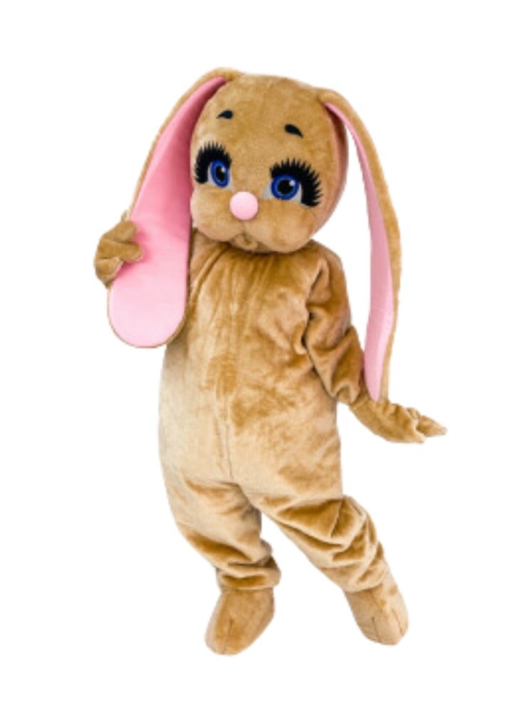 Carnival Mascot Carnival Mascot Mi Caramel Costume, Full Body Adult Size Bear Mascot, 1 Size For All Handmade From Premium Quality Materials, Mascot Uniforms Perfect for Kids & Parties, Brown  - Image 1