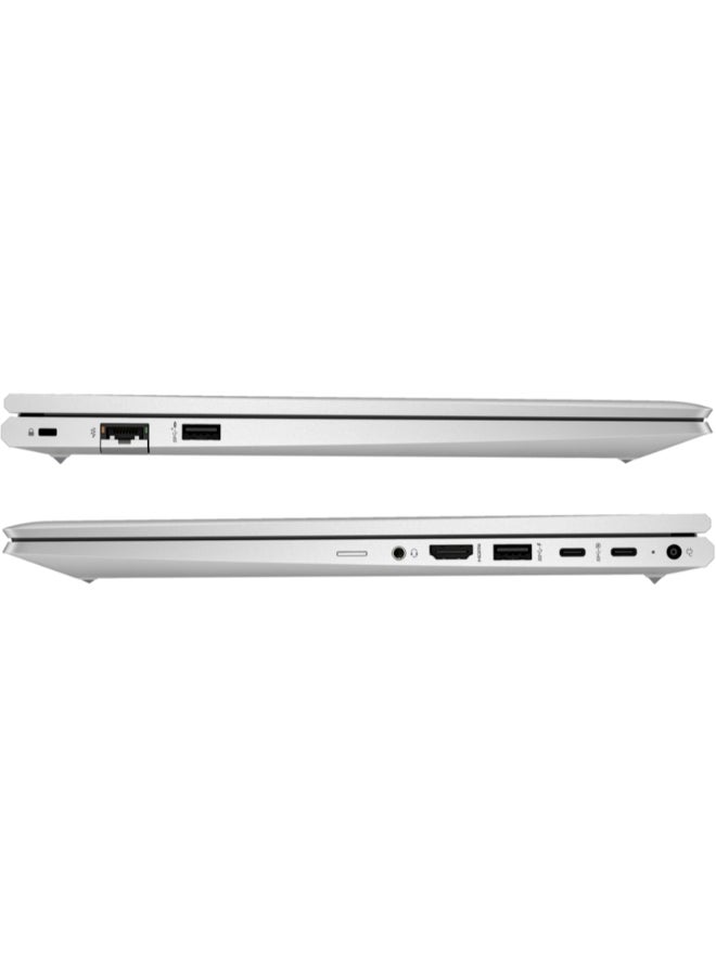 HP لابتوب برو بوك 455 G10 بشاشة IPS عالية الدقة بالكامل مقاس 15.6 بوصة، معالج رايزن 7 7730، ذاكرة وصول عشوائي 8 جيجابايت، قرص صلب SSD سعة 512 جيجابايت، نظام تشغيل DOS مجاني، رقم الموديل 8A5A4EA#BH5، لون فضي إنجليزي بايك اللغة الإنجليزية - Image 5