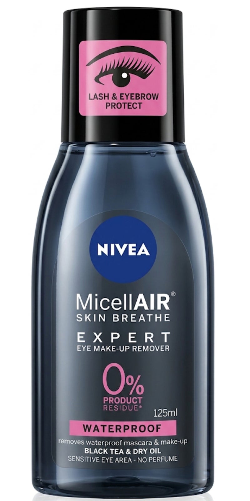Micellair Skin Breathe Expert Eye Make-Up Remover 0% Product Residue Waterproof Black Tea & Dry Oil 125ML