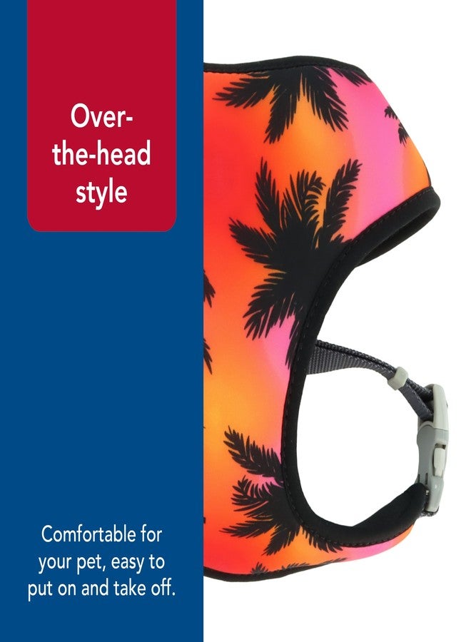 Coastal Pet Sublime Reversible Dog Harness - Adjustable Fit with Easy Overhead Application - Exceptional Durability - Sunset Palms with Black Grid, XX- Small - 5/8" x 14" - 16" - Image 5