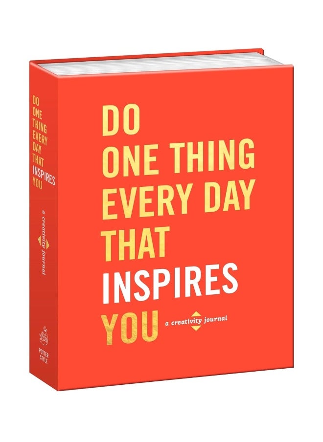 Ten Speed Press Do One Thing Every Day That Inspires You: A Creativity Journal  - Image 1