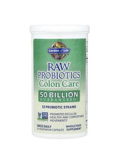 Garden of Life Garden of Life, RAW Probiotics, Colon Care, 30 Vegetarian Capsules  - Image 3