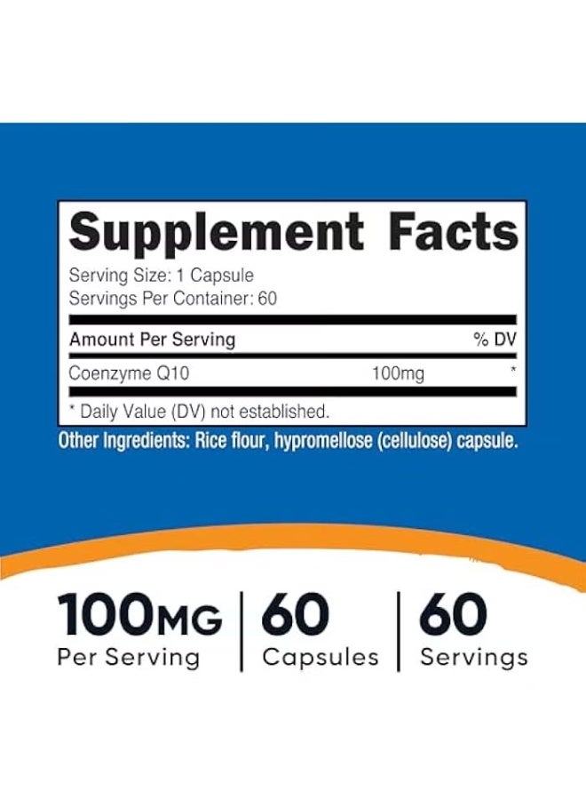 نيوتريكوست، كوإنزيم كيو 10، 100 ملغ، 60 كبسولة - Image 2