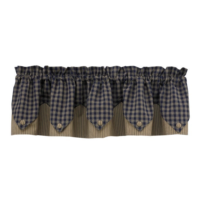 STURBRIDGE POINT VALANCE 72 X 15 NAVY