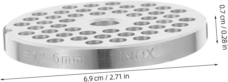 Stainless Steel Meat Grinder Plate Blade Replacement Disc for Electric Meat Mincer for Sausage Making and Kitchen Use - Image 2
