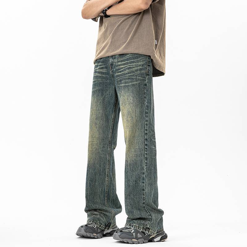 Unisex Classic Denim Jeans Loose Fit Daily Outdoor Wear - Image 4