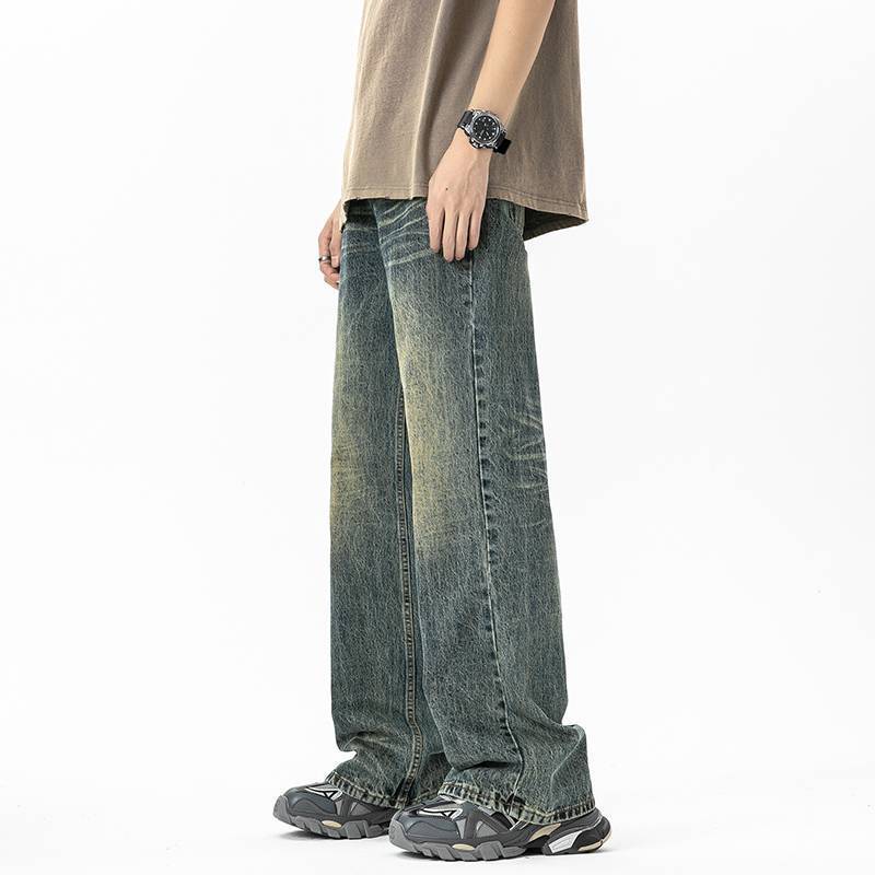 Unisex Classic Denim Jeans Loose Fit Daily Outdoor Wear - Image 3